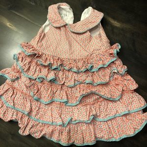 EUC Phipps & Julie tiered ruffle dress